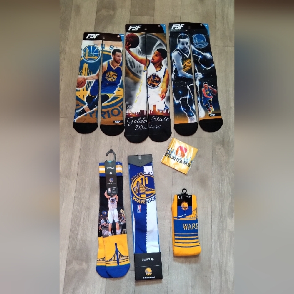 M/L Stance and FBF Warriors sock LOT LOT LOT